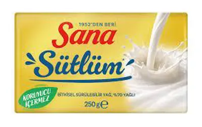 Sana Sütlüm Paket Margarin 250 G