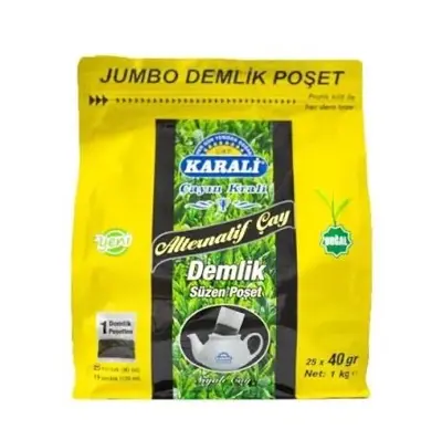 Karali Alternatif Çay Demlik Poşet 25x40 G