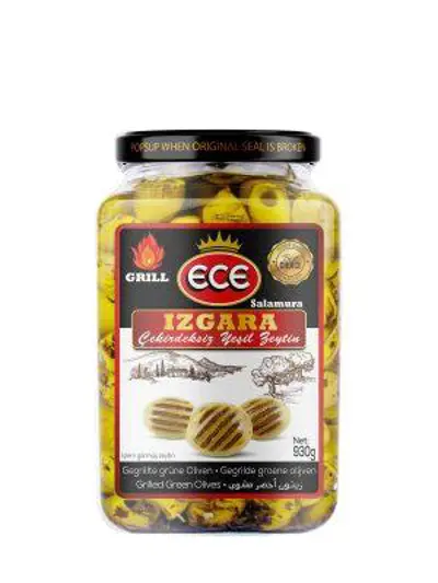 Ece Izgara Çekirdeksiz Yeşil Zeytin 630 G